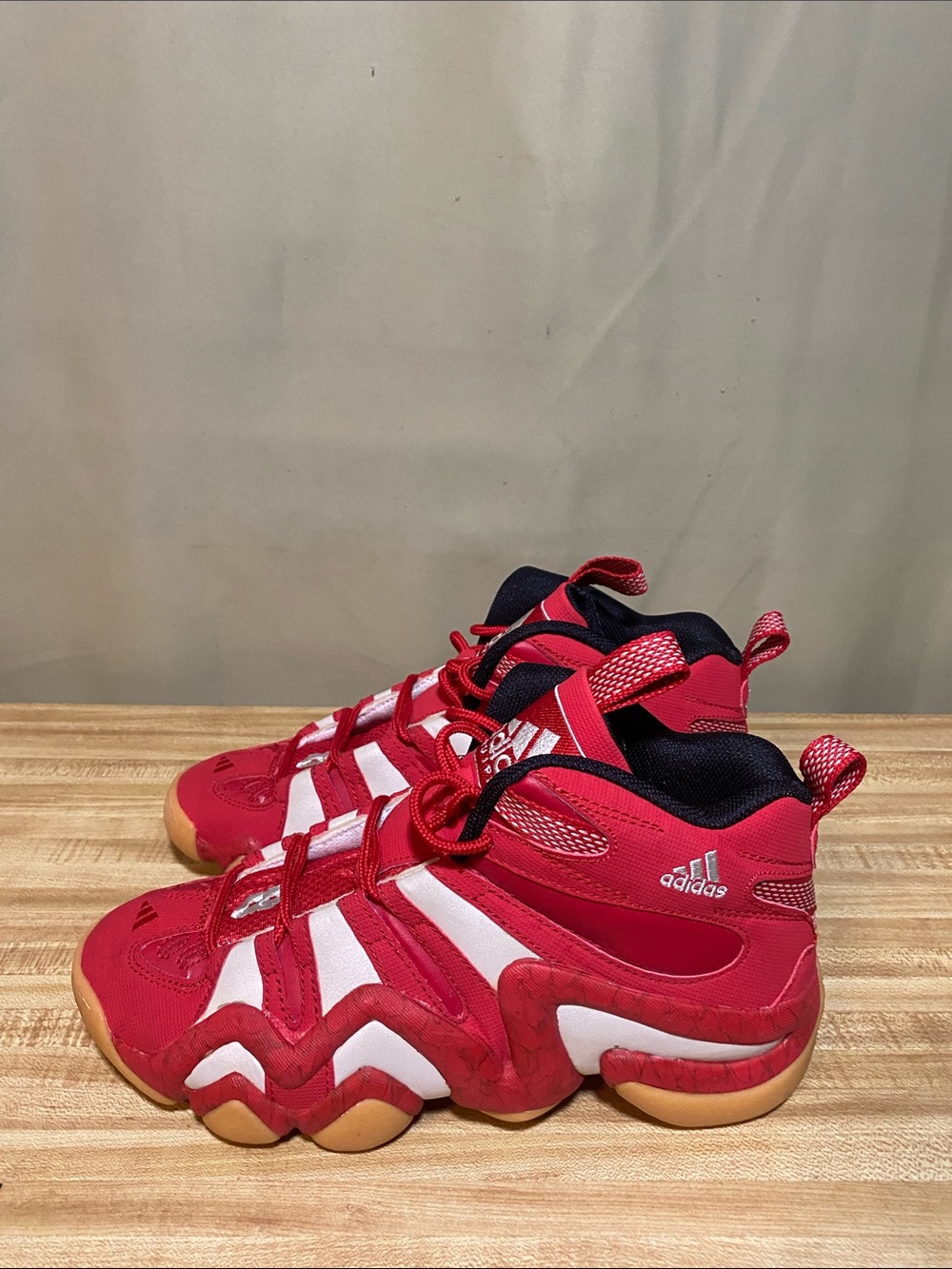 Adidas  Equipment Crazy 8 Basketball Sneakers Scarlet Red Sneakers Men 8